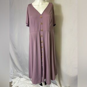 STUNNING SHEIN CURVE 1XL LILAC DRESS